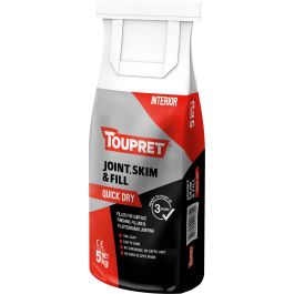 Product image for Toupret Joint, Skim & Fill Quick Dry Filler 5kg