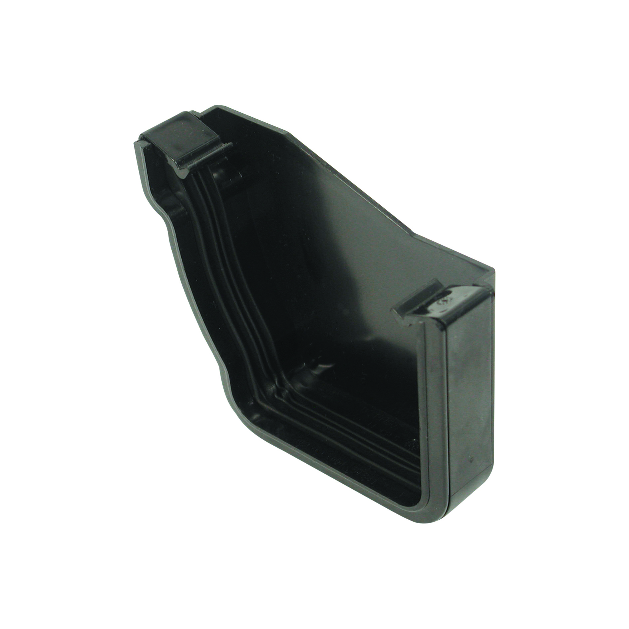 Product image for Wavin Osma Stormline Stopend External Left-hand 111mm Black 8T841B