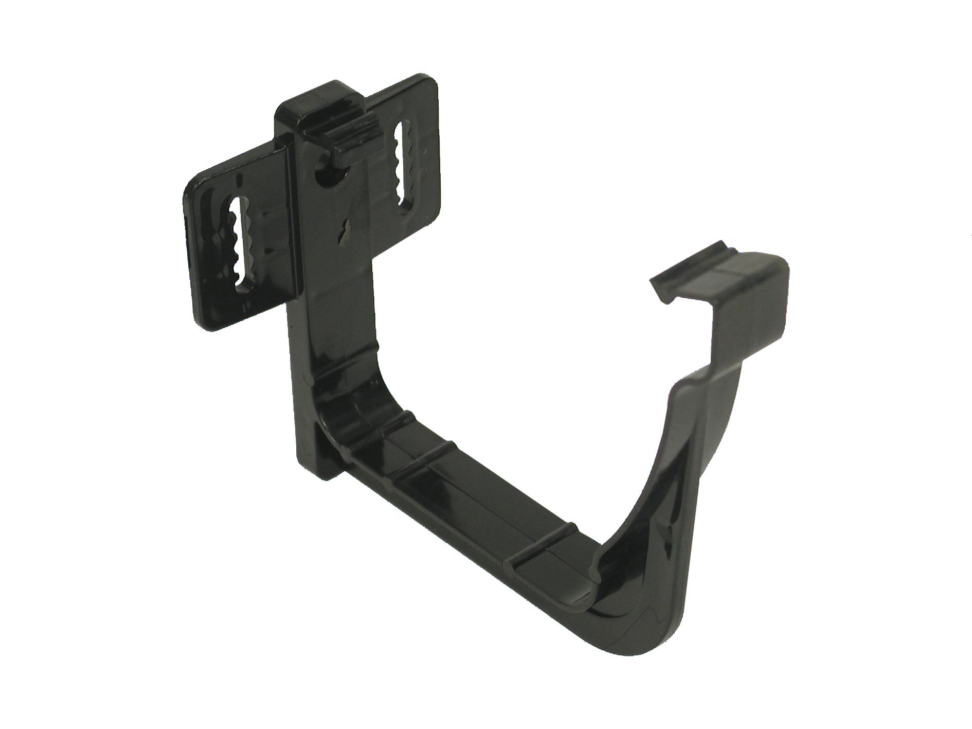 Product image for Wavin Osma Stormline Gutter Support Bracket 111mm Black 8T819B
