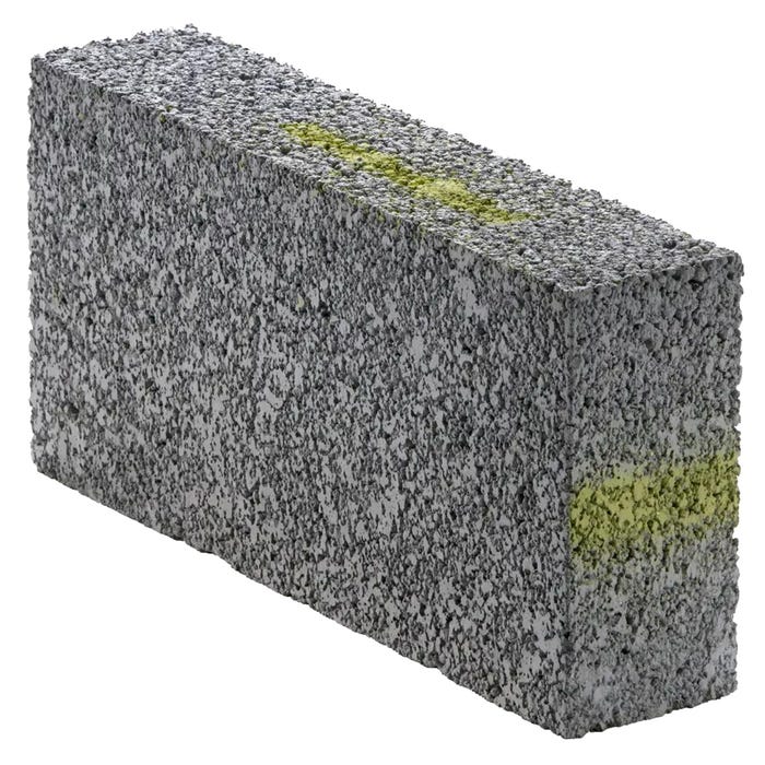 Image of Plasmor Concrete Block Fibolite Lightweight Block 3.6N - 440 x 215 x 100mm