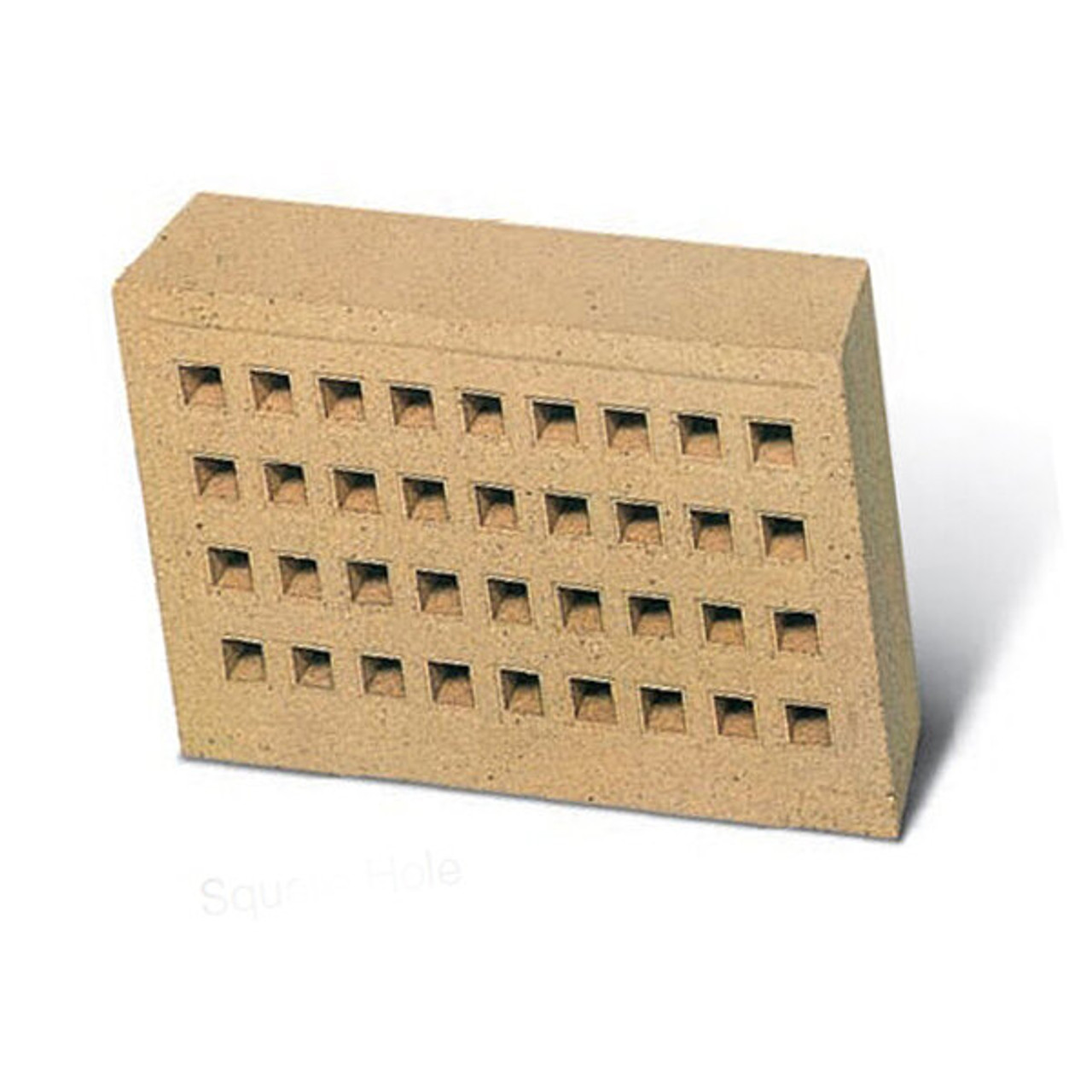 Product image for Square Hole Airbrick Clay Buff 215 x 140mm