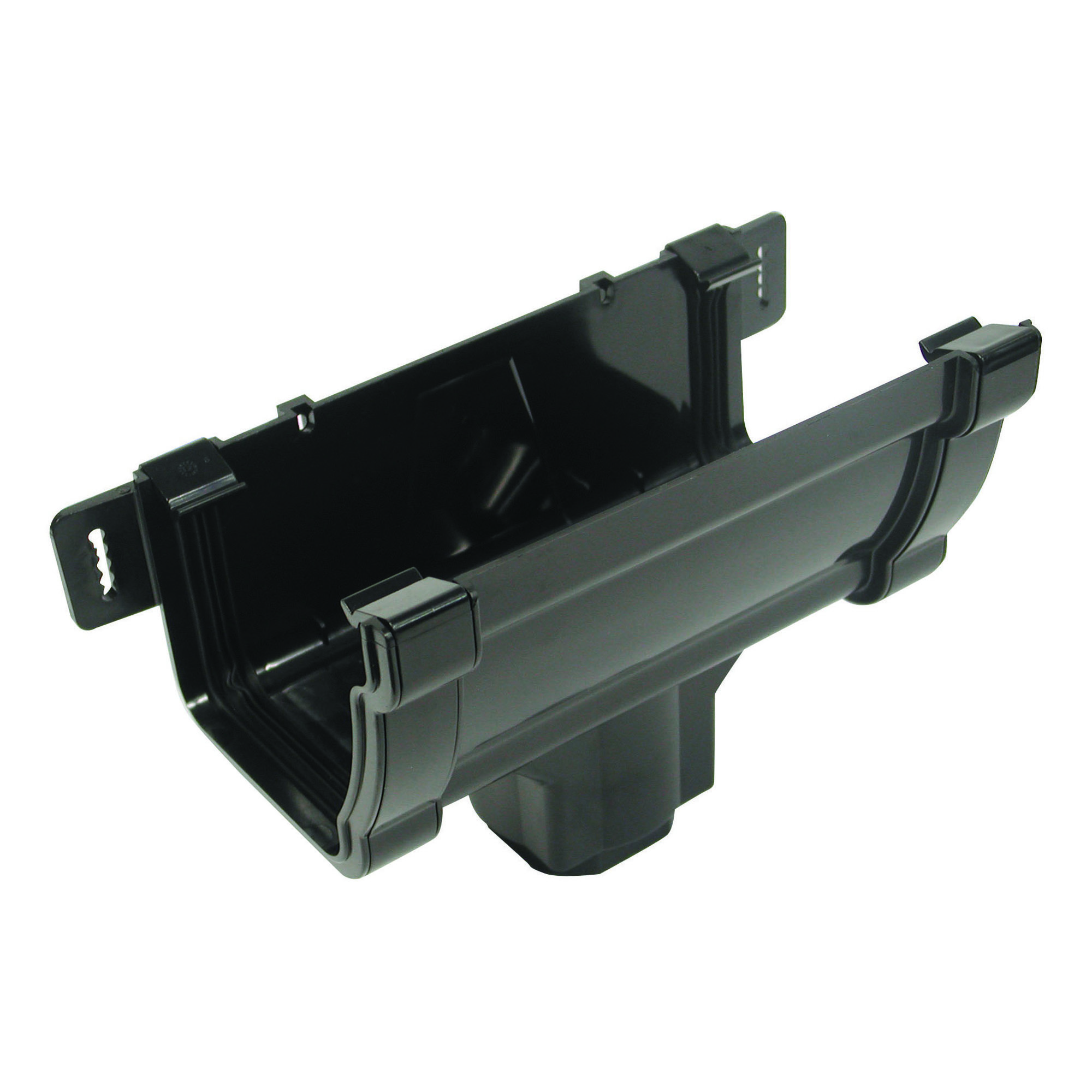 Product image for Wavin Osma Stormline Line Running Outlet 111mm Black 8T806B