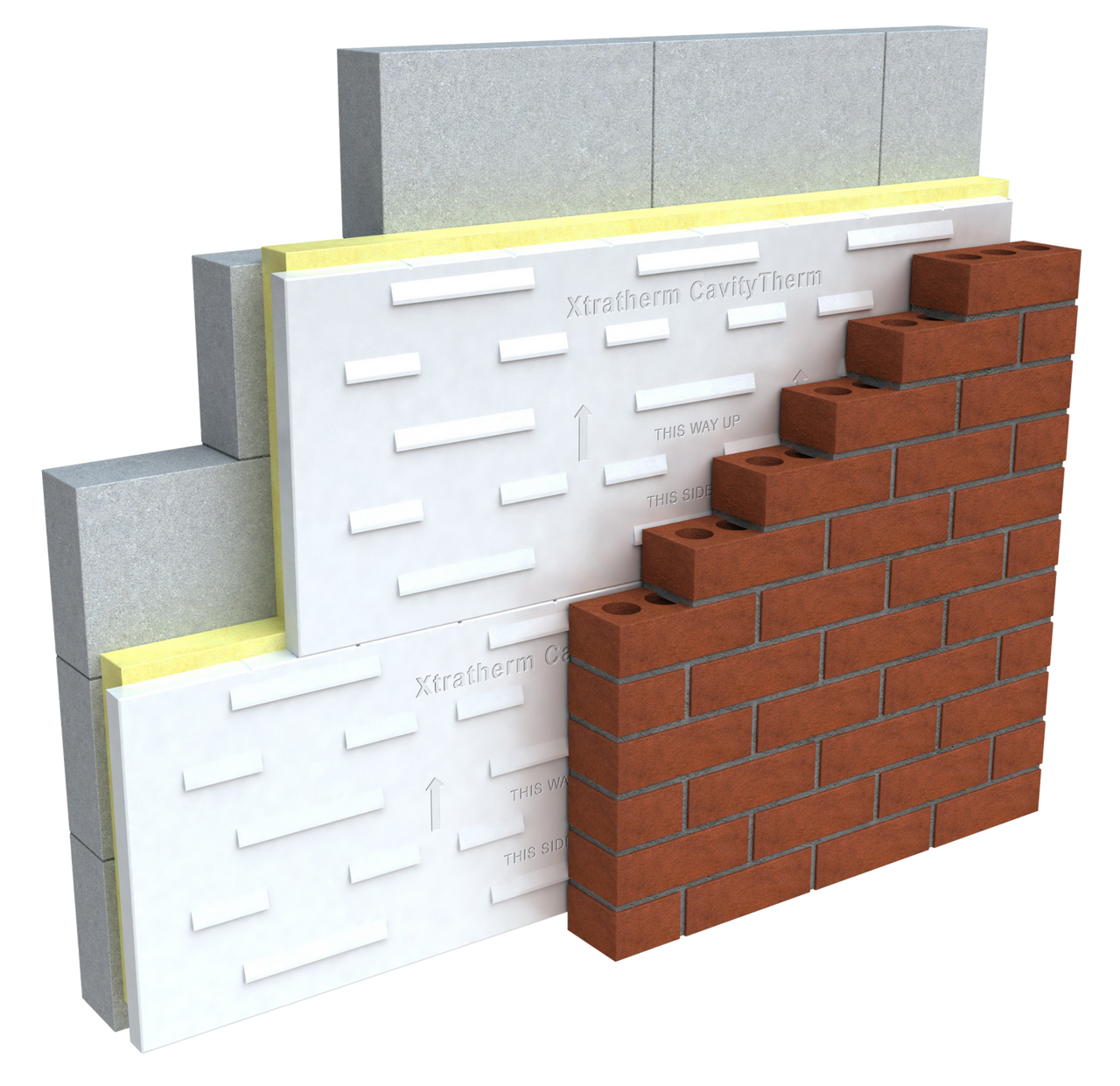 Product image for Unilin ECO CavityTherm Full Fill Insulation PIR Board 1200 x 450 x 150mm