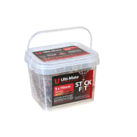 Image of Ulti-Mate® Stick-Fit Woodscrews - 5.0 x 70mm Tub 400