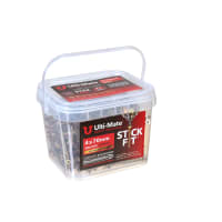 Ulti-Mate® Stick-Fit Woodscrews - 4.0 x 70mm Tub 600 Price Comparisons | Compare The Build