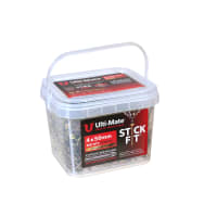 Ulti-Mate® Stick-Fit Woodscrews - 4.0 x 50mm Tub 800 Price Comparisons | Compare The Build