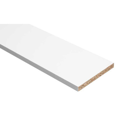 Product image for Melamine Faced Chipboard 2440mm x 533mm x 15mm White