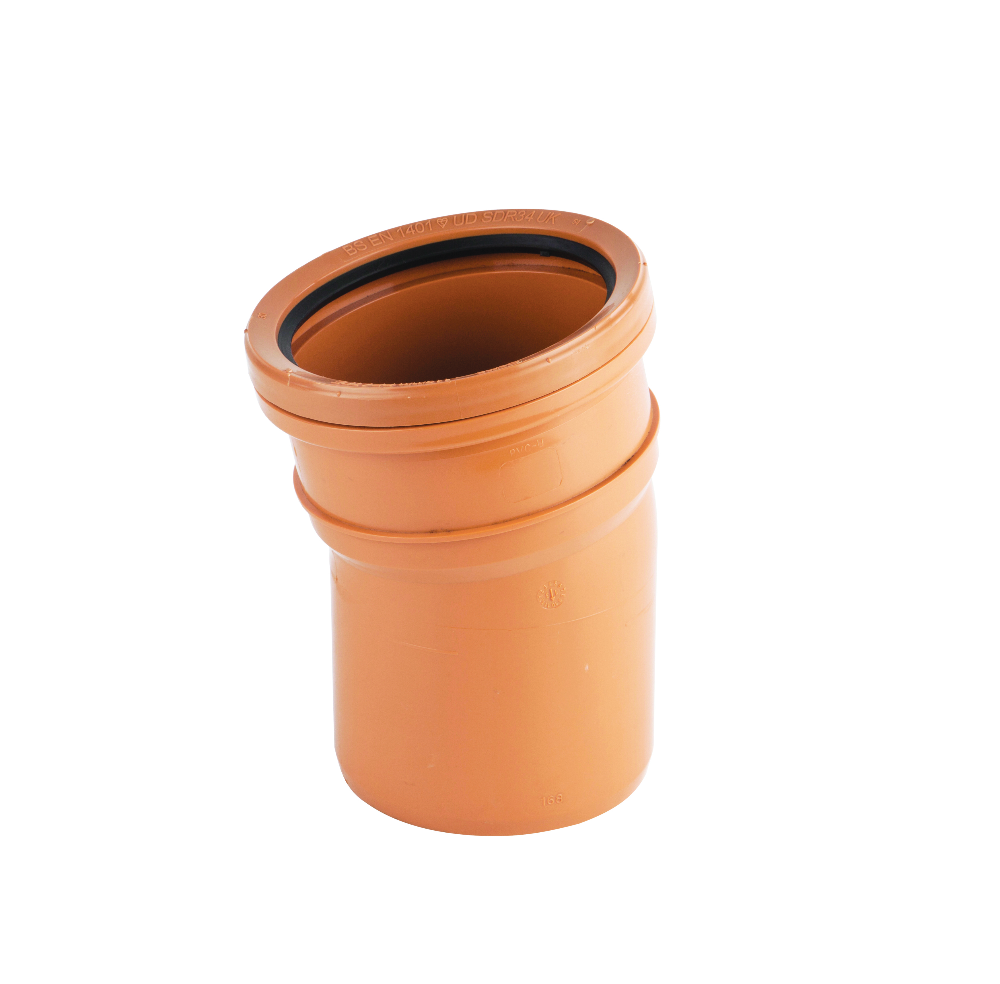 Image of Osmadrain Single Socket Short Radius Bend 11.5° 110mm 4D168
