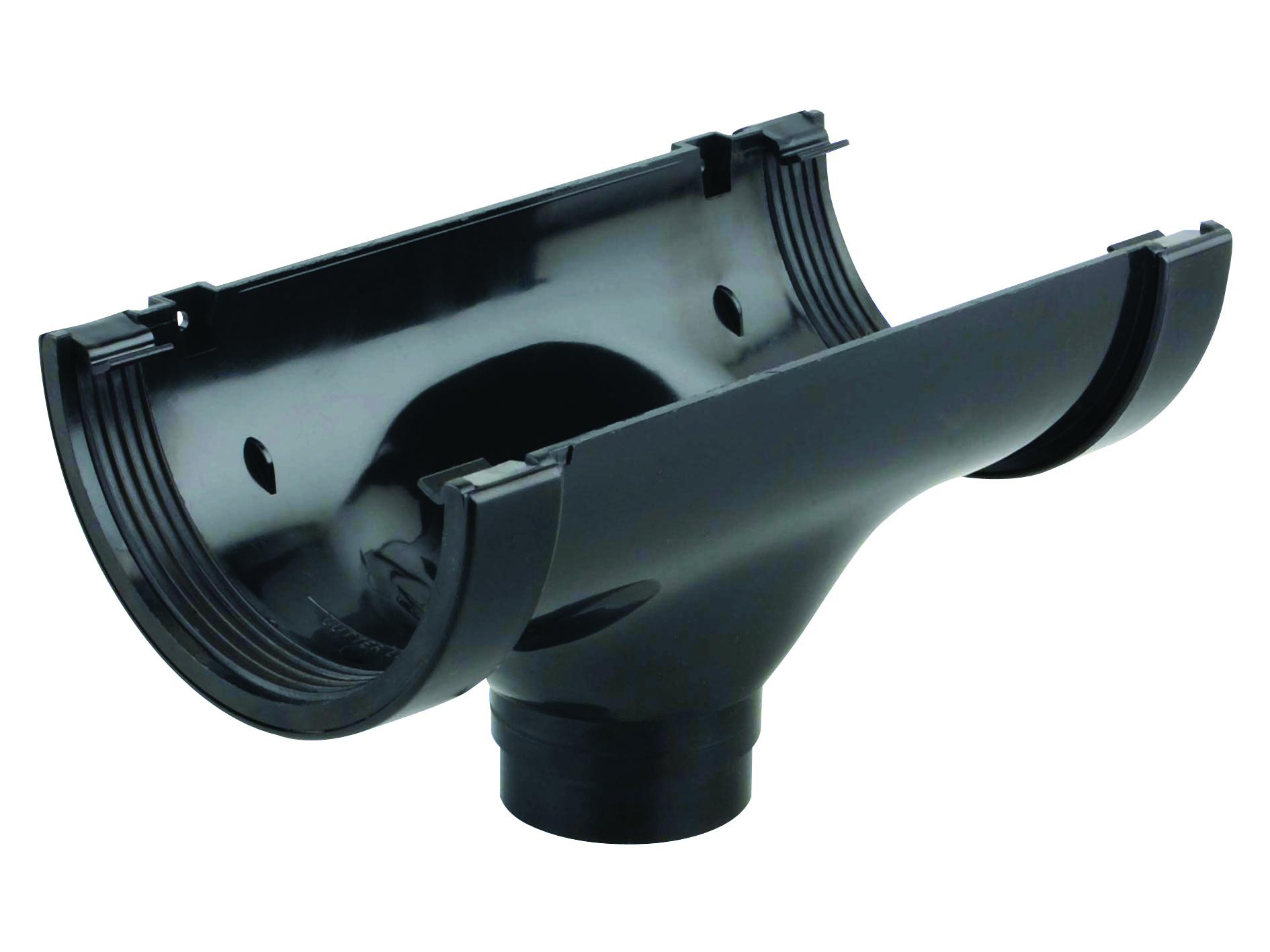 Product image for Wavin Osma Superline Running Outlet 125mm Black