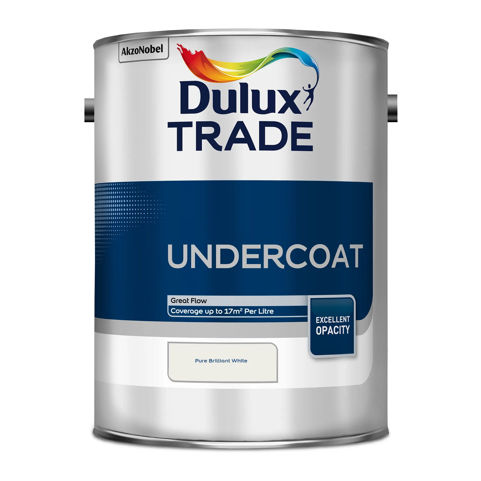 Product image for Dulux Trade Undercoat Paint 5L Brilliant White