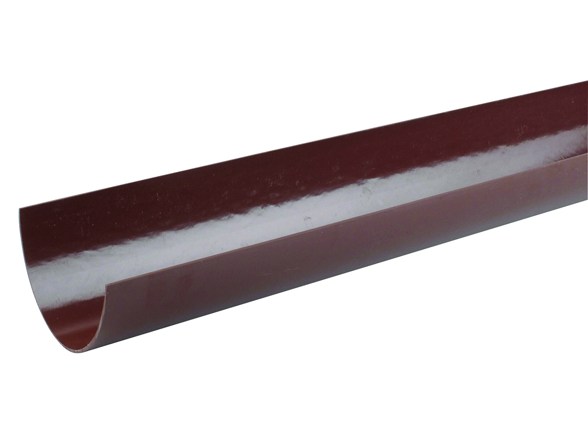 Product image for Osma Roundline 0T072 Gutter 112mm Brown 2M