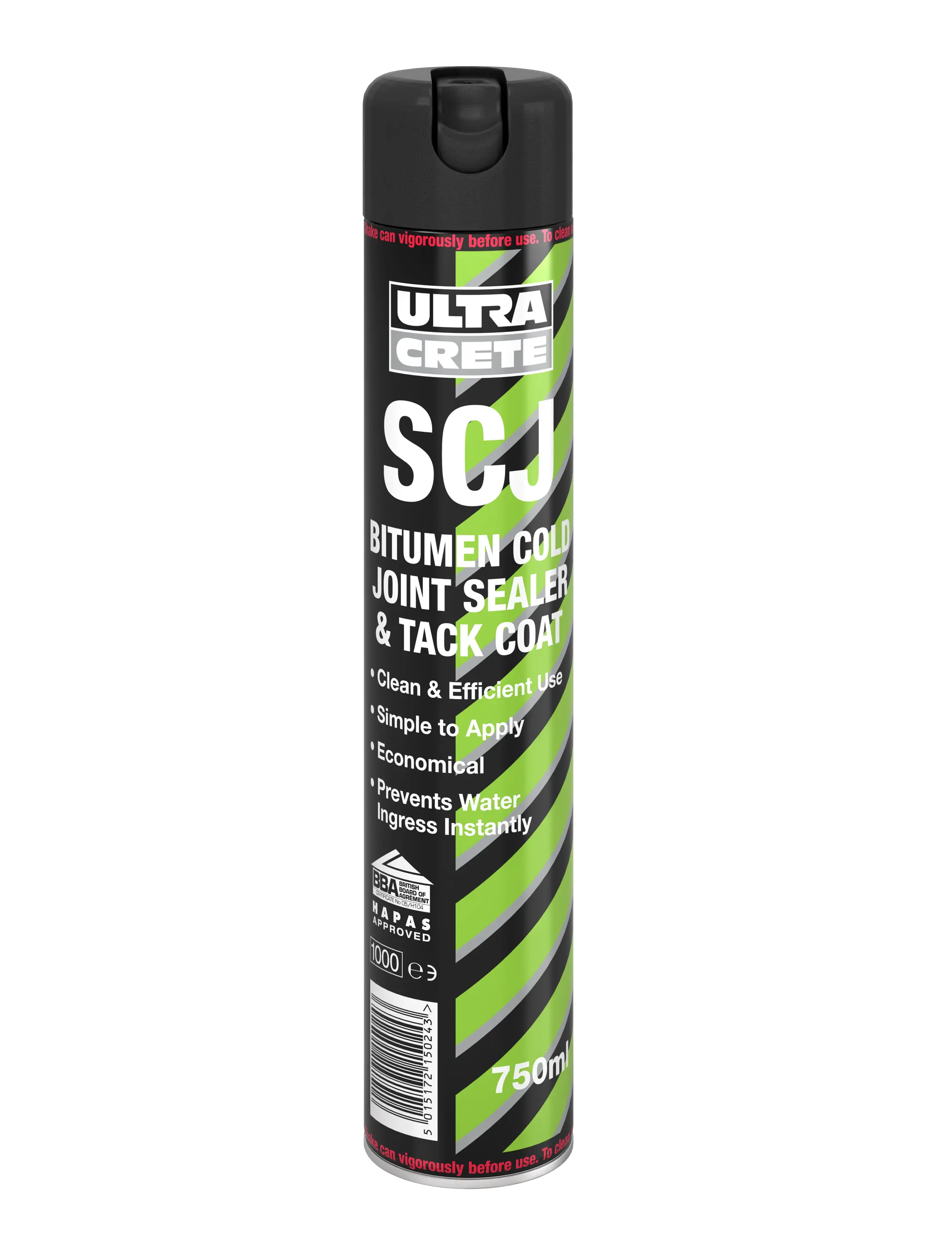 Product image for Ultracrete SCJ Bitumen Cold Joint Sealer And Tack Coat 750ml Can