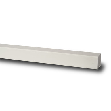 Product image for Polypipe Square 65mm White Downpipe 4m