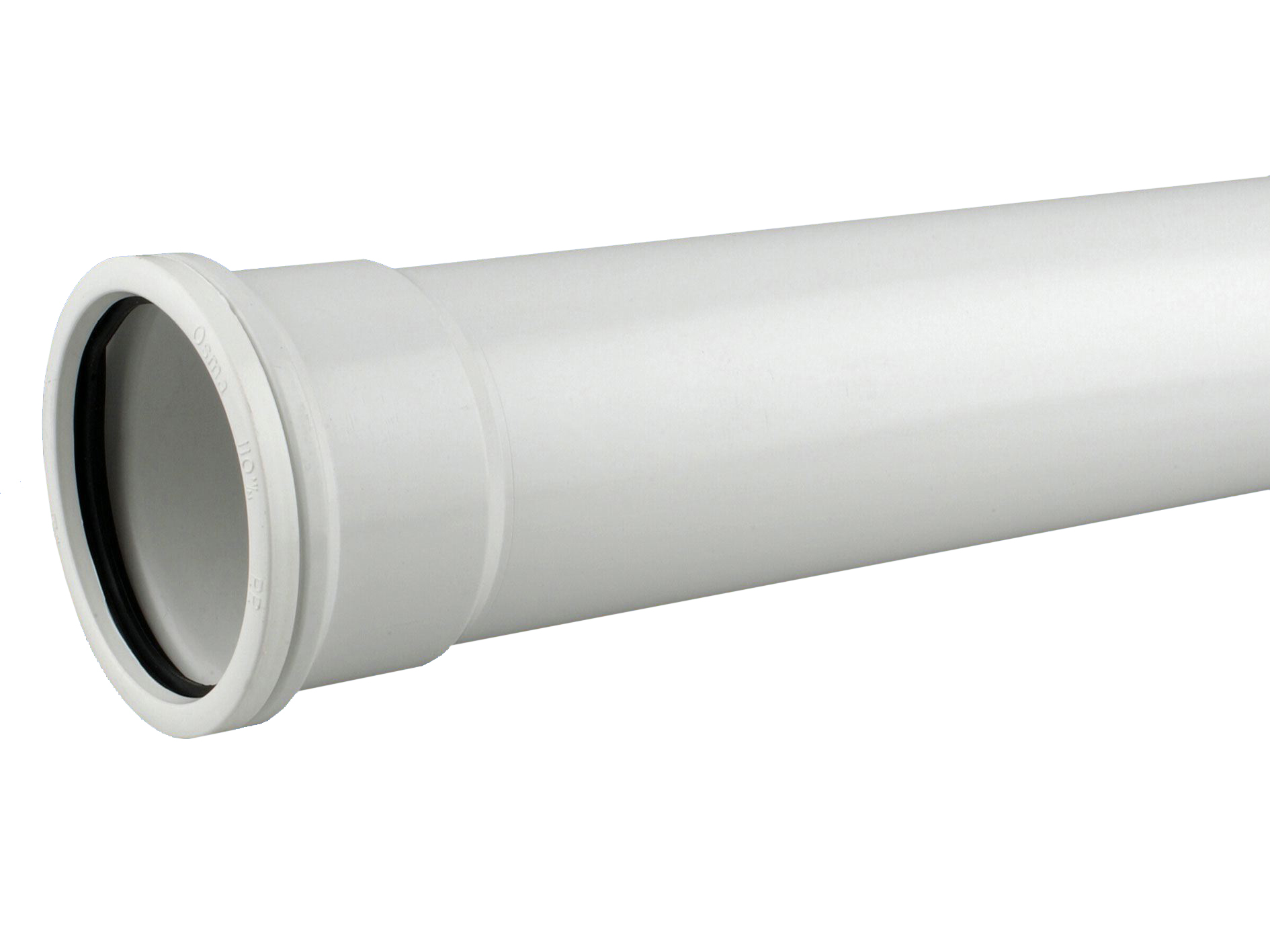 Image of Wavin Osmasoil S/S Pipe 110mm White 3m