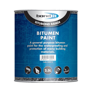 Product image for Bitumen Black Paint 2.5L