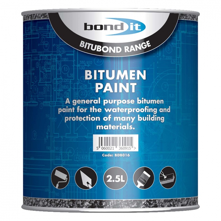 Product image for Bitumen Black Paint 2.5L