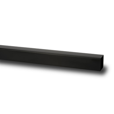 Product image for Polypipe Square 65mm Black Downpipe 4m