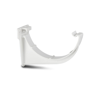 Image of Polypipe Half Round 112mm White Gutter Fascia Bracket