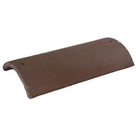 Image of Redland Third Round Hip Tile 036 Tudor Brown
