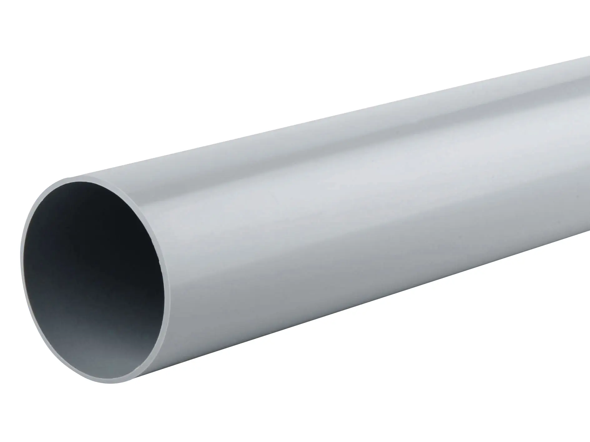 Product image for Wavin Osma Roundline Pipe 68mm Grey 2.75m 0T086G