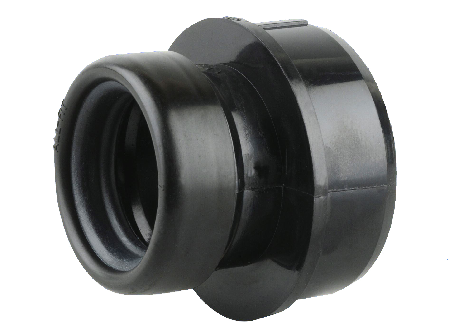 Product image for Wavin Osmasoil S/S Boss Adaptor (ring-seal) 32mm Black