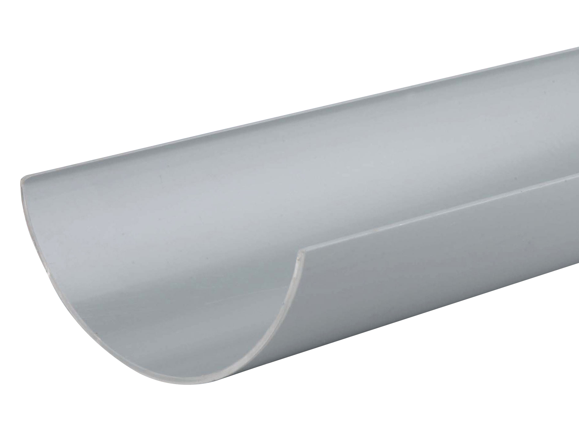 Product image for Wavin Osma Roundline Gutter 112mm Grey 2m