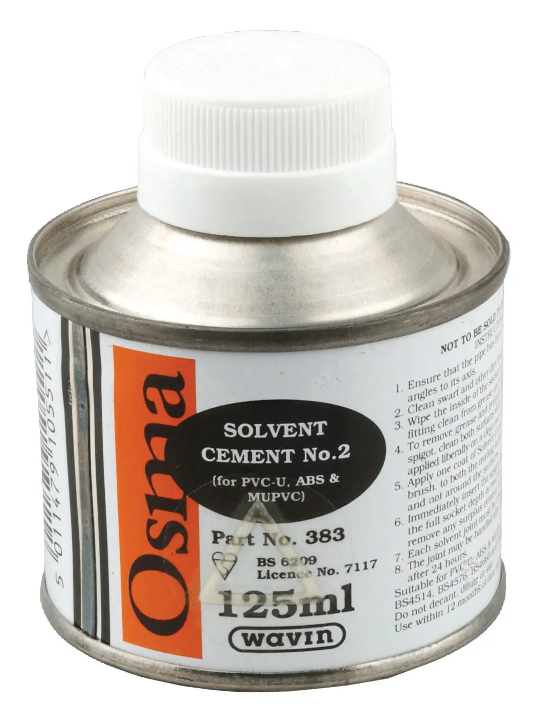 Product image for Wavin Osmasoil Solvent Cement 125ml Can