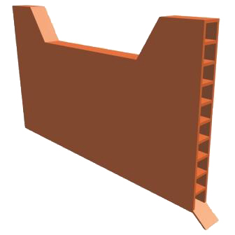 Image of Manthorpe Terracotta Weep Vent 9mm X 65mm