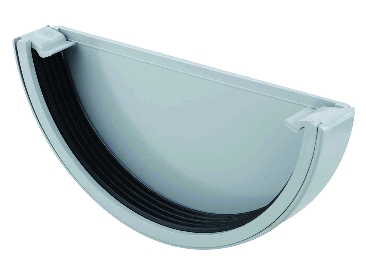 Product image for Osma Roofline 6T611 External Stopend 150mm Grey