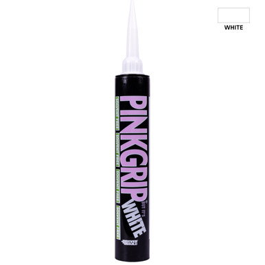 Image of Everbuild Pinkgrip Solvent Free Adhesive, White, 380ml
