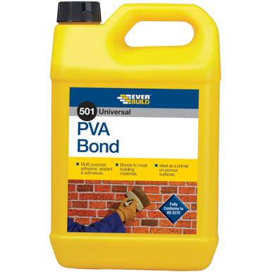 Product image for Everbuild 501 Pva Bond, 2.5l