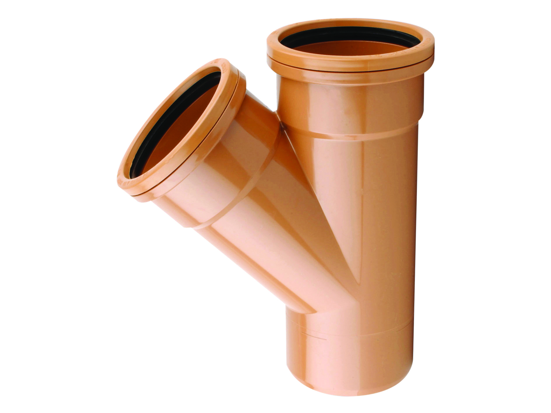 Product image for Osmadrain Single Socket Equal Junction 45° 160mm 6D210
