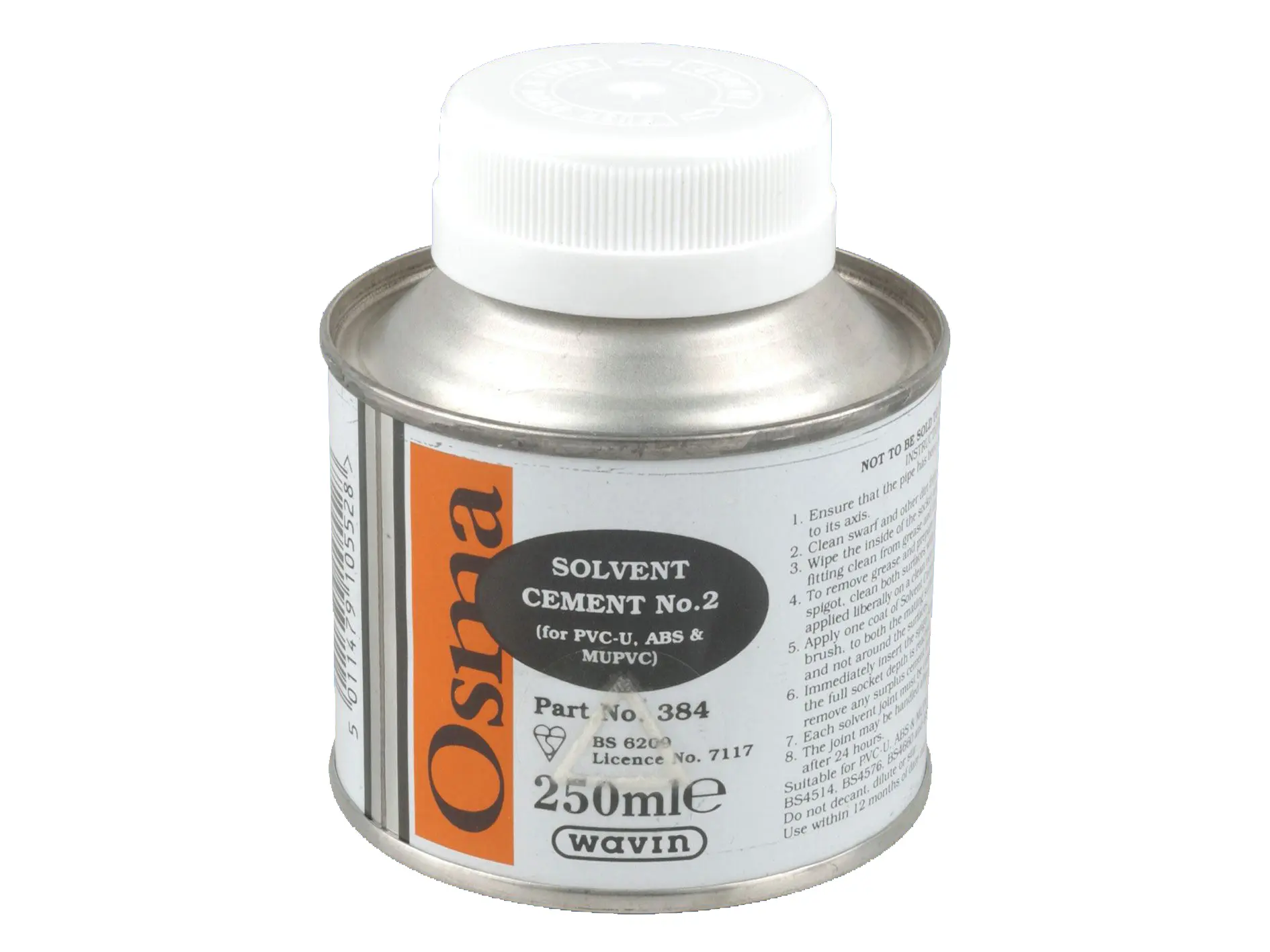 Product image for Wavin Osmasoil Solvent Cement 250ml Can