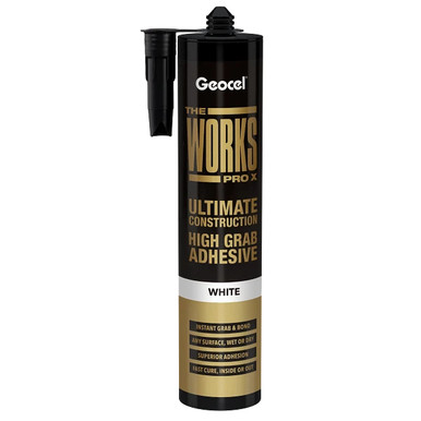 Product image for Geocel The Works Pro X, White, 290 ML