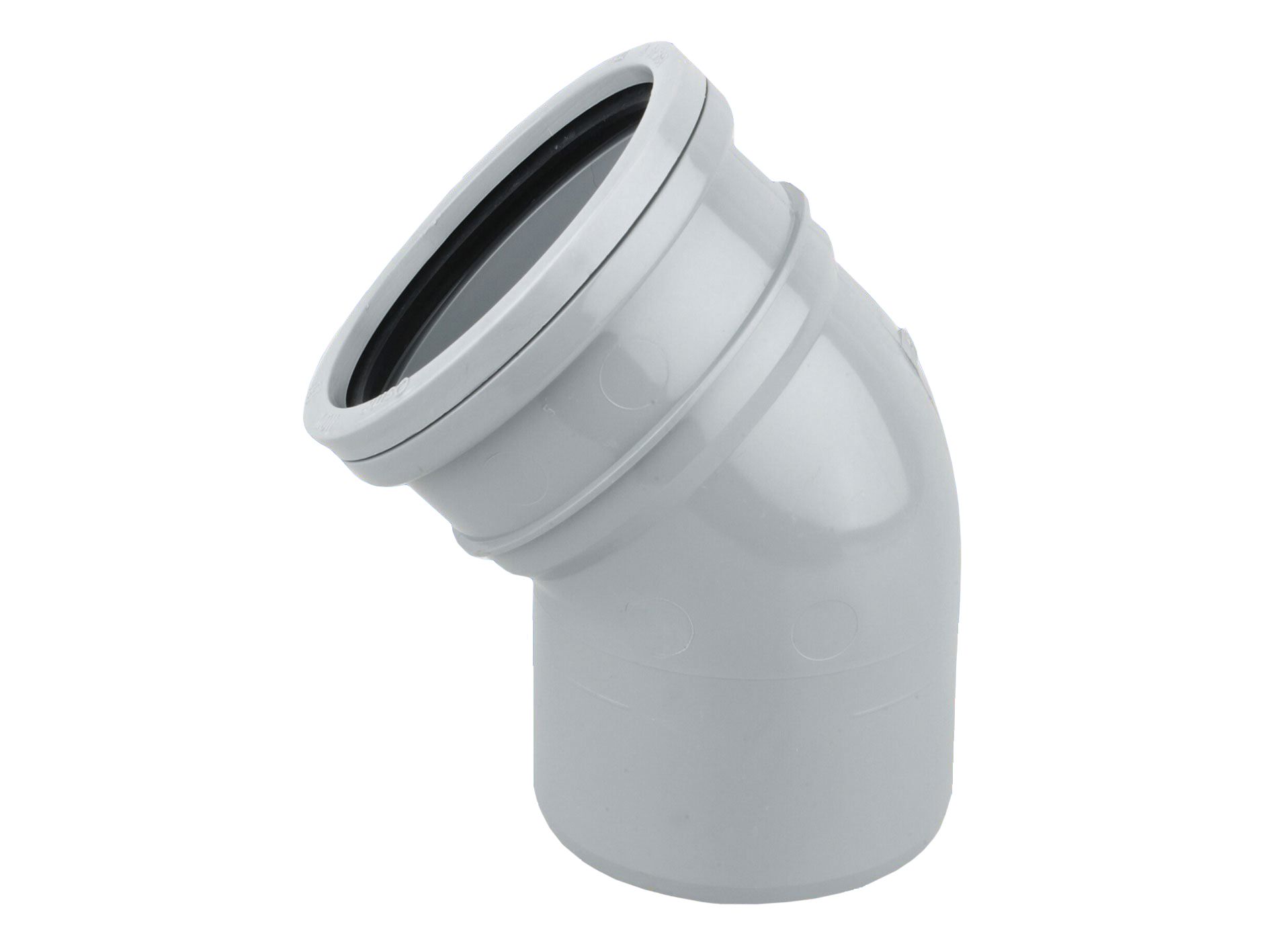 Product image for Wavin Osmasoil S/S Bend 45° 110mm Grey