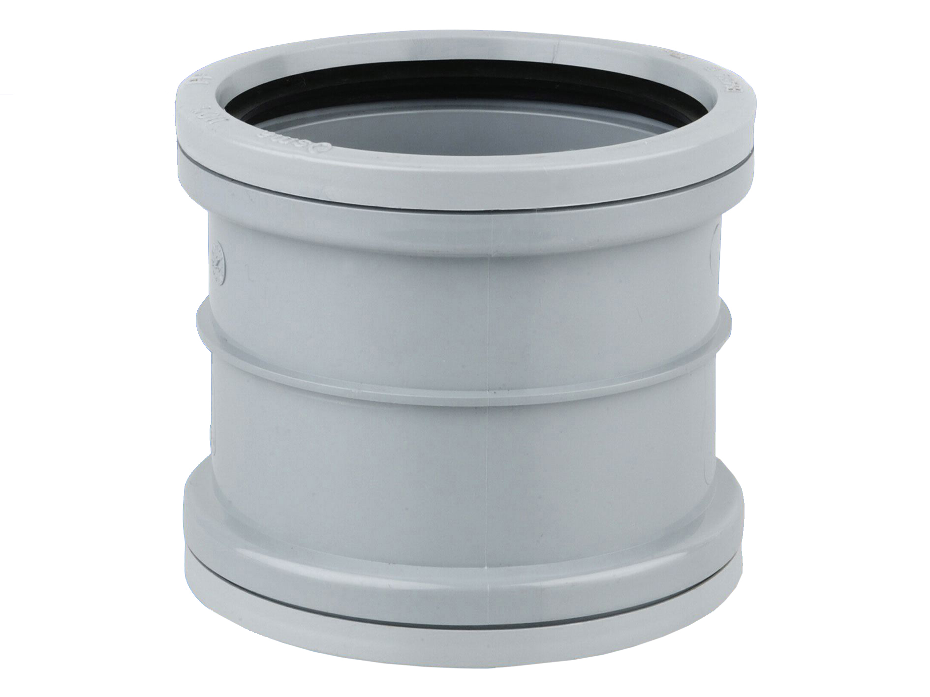 Product image for Wavin Osmasoil D/S Repair Coupler 110mm Grey