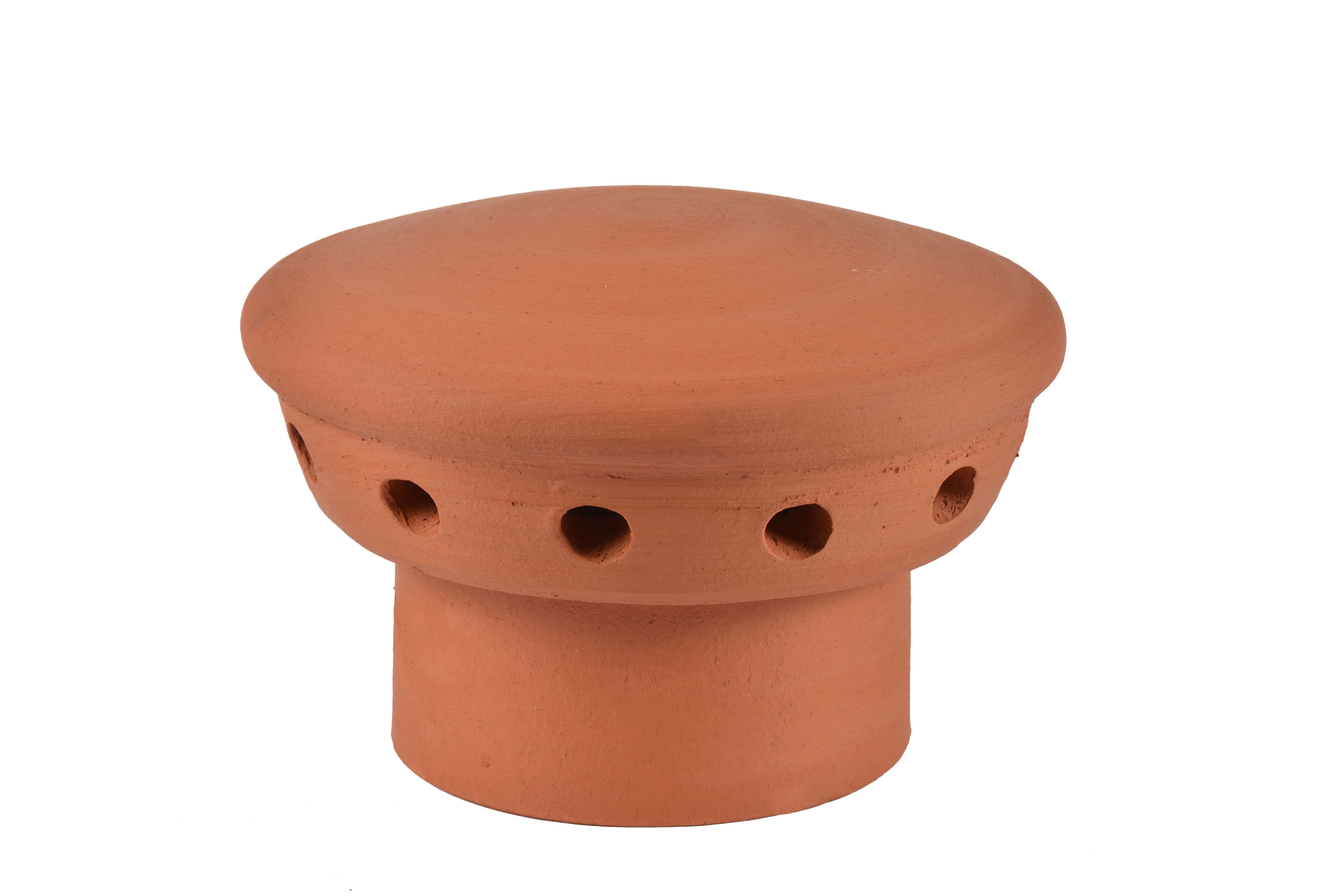 Product image for Hepworth Terracotta Ventilation Terminal Flue Vent Red 180mm