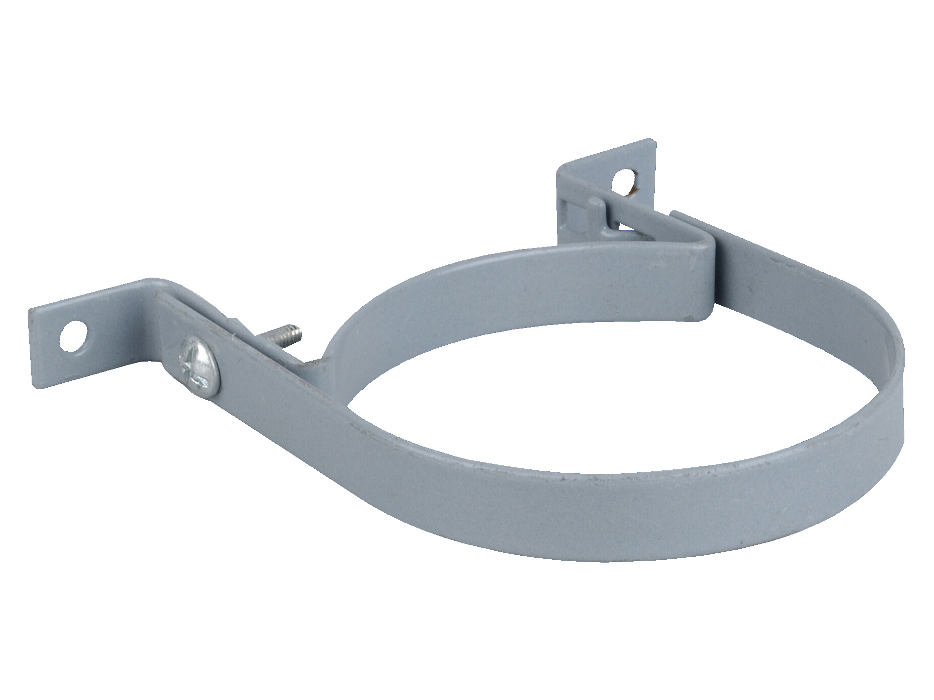 Product image for Osmasoil 4S084 110mm Bzp-coated Steel Pipe Or Socket Bracket 110mm