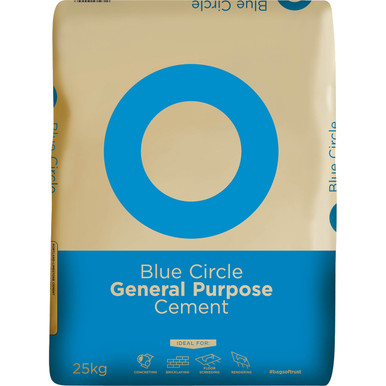 Product image for Blue Circle General Purpose Cement in Paper Bags 25kg