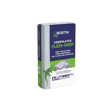 Image of Bostik Cempolay Flexi Deep Floor Levelling Compound, 3-60 mm, 20 KG