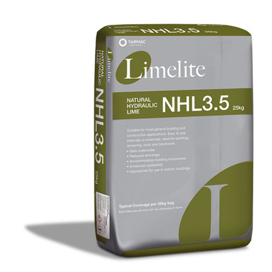 Product image for Tarmac Limelite Natural Hydraulic Lime NHL 3.5, 25 KG