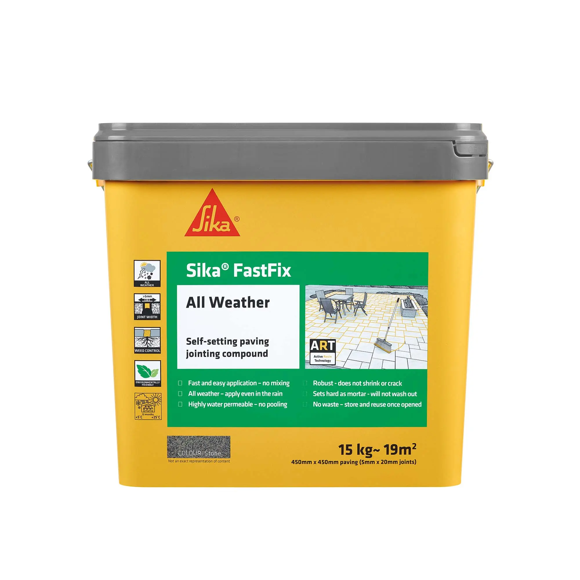 Product image for Sika Fastfix All Weather Jointing Compound Stone