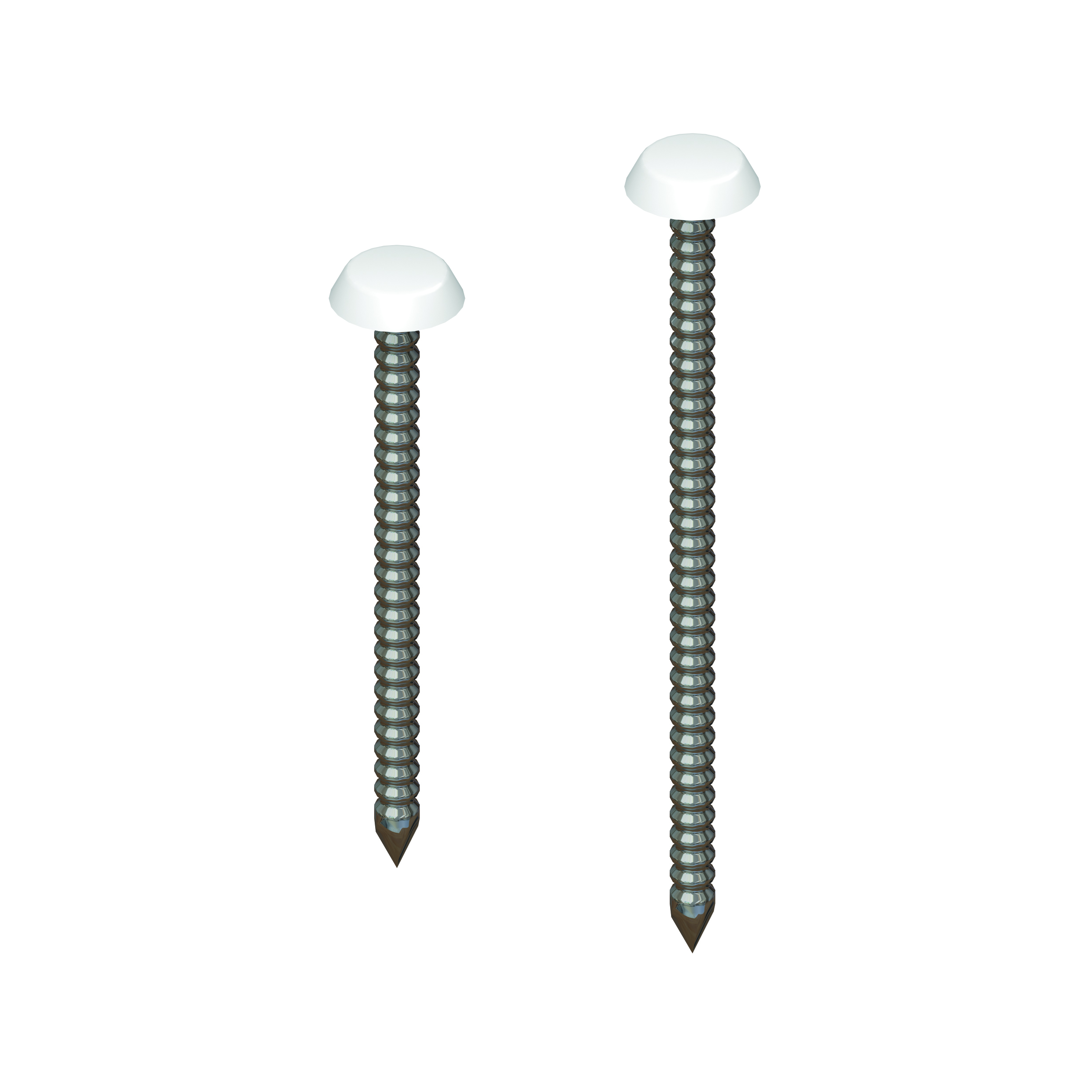 Product image for Eurocell Roofline Profile Upvc Fixing Pins White 30mm