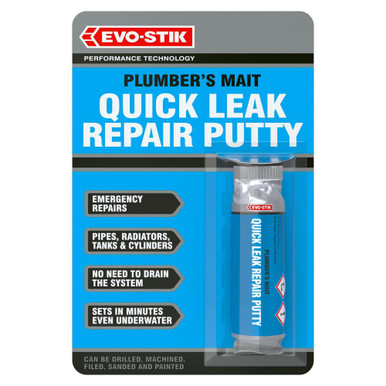 Product image for Evo-Stik Plumbers Mait Quick Leak Repair Putty, Copper, 50G