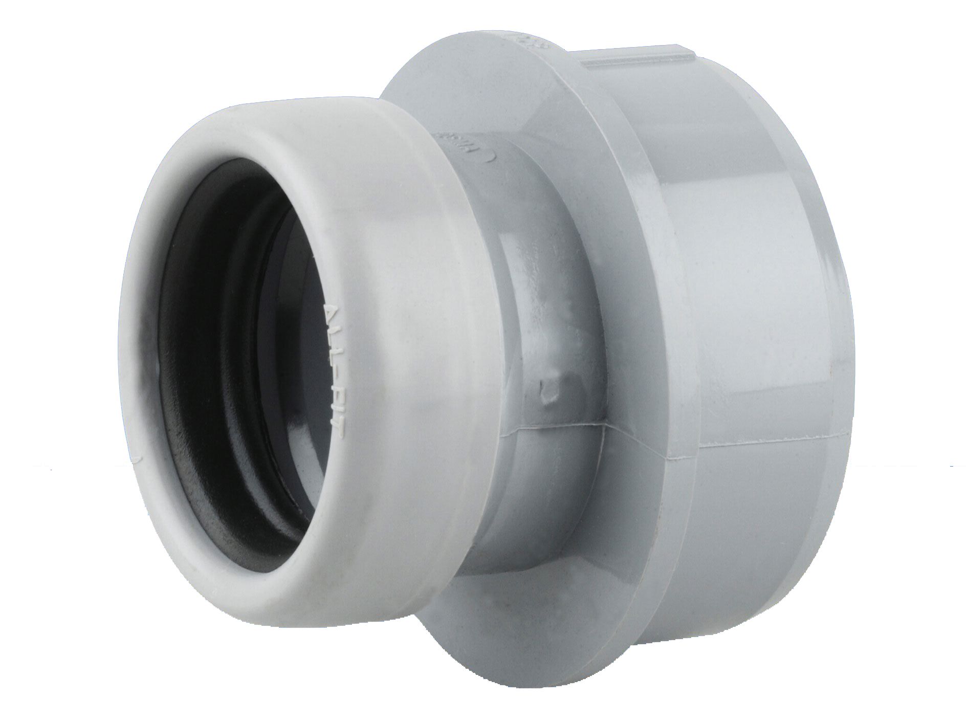 Product image for Wavin Osmasoil S/S Boss Adaptor (ring-seal) 32mm Grey