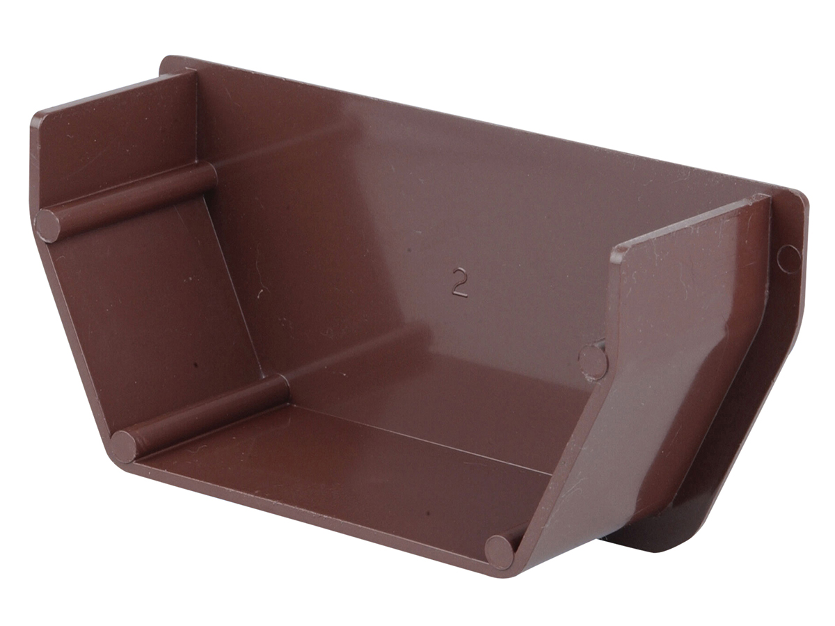 Product image for Osma Squareline 4T810 Internal Stopend 100mm Brown