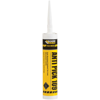 Product image for Everbuild 109 Anti Pick Resistant Sealant, Grey, 295 ML