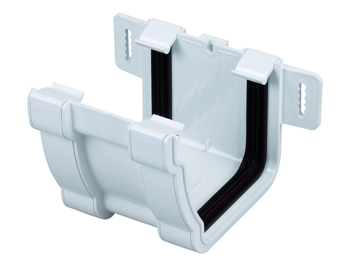 Product image for Osma Stormline 8T809 Gutter Jointing Bracket 111mm White