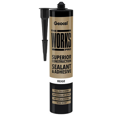 Product image for Geocel The Works Pro, Black, 290 ML