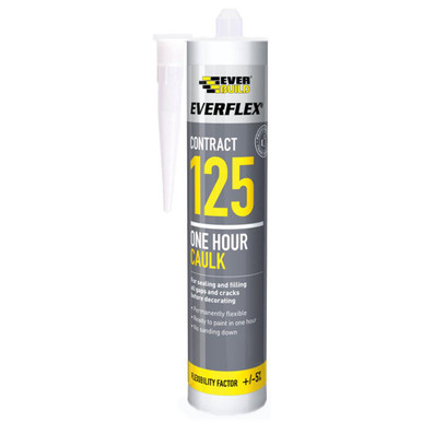 Product image for Everbuild 125 One Hour Caulk, Brown, 300 ML